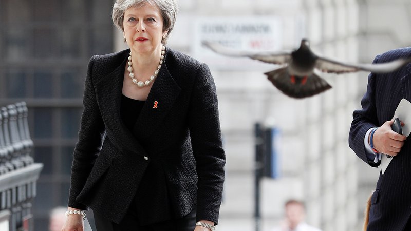 Fotografija: Britanska premierka Theresa May. FOTO: REUTERS/Peter Nicholls