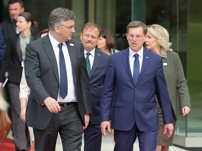 Andrej Plenković SEECP 24.4.2018 Brdo pri Kranju Slovenija [Andrej Plenković,SEECP,Brdo pri Kranju,Slovenija]