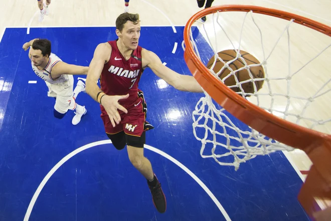 Goran Dragić je sezono končal s povprečjem 17 doseženih točk na tekmo. Foto&nbsp;Chris Szagola/AP