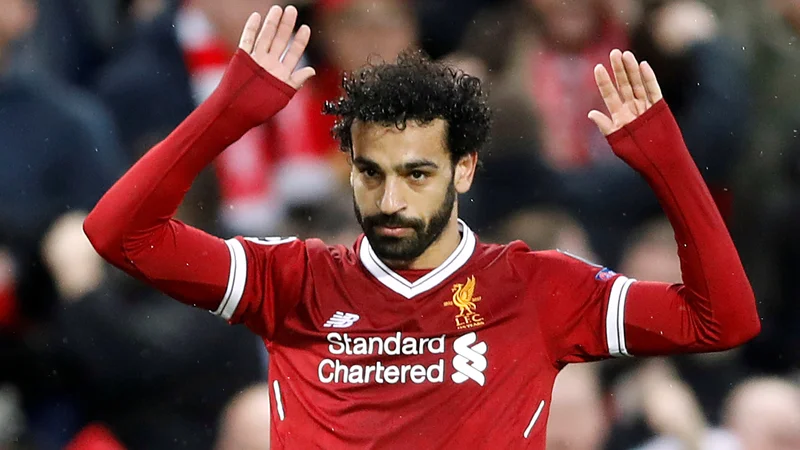 Fotografija: Mohamed Salah se je med prvo polfinalno tekmo dvakrat opravičil navijačem Rome za doseženi gol proti nekdanjemu klubu.