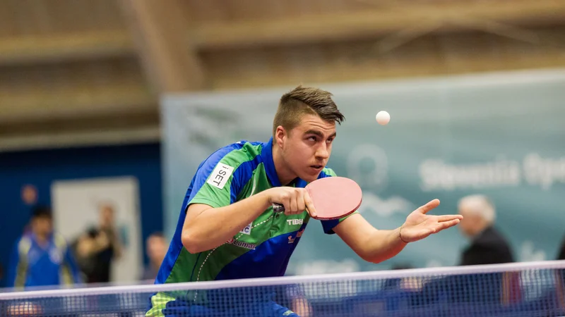 Fotografija: Darko Jorgič bo poleti napolnil šele 20 let. Foto Danilo Kesić/ITTF