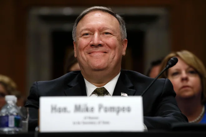 Mike Pompeo bo nasledil Rexa Tillersona. FOTO: Jacquelyn Martin/AP