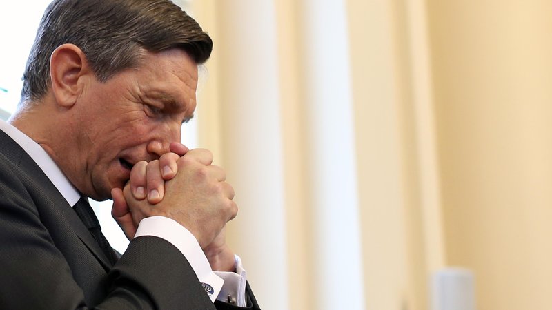 Fotografija: Borut Pahor: Ni treba, da zavoljo sprave potegnemo matematično sredino med dvema resnicama. FOTO: Tomi Lombar