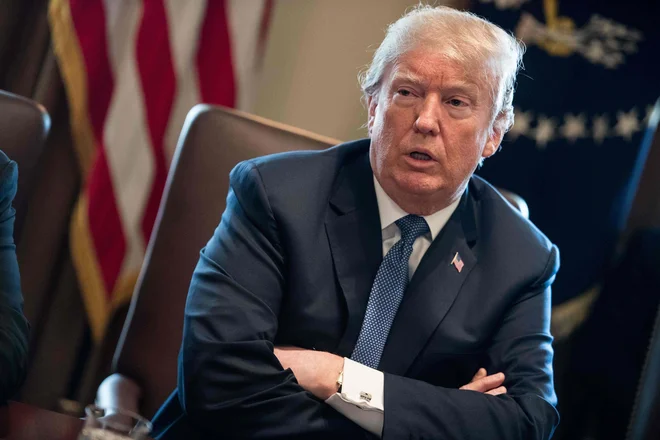Ameriški predsednik Donald Trump FOTO: AFP