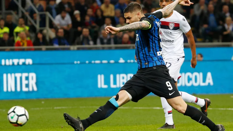 Fotografija: Mauro Icardi bo v drevišnjem derbiju z Juventusom eden glavnih adutov Interja.