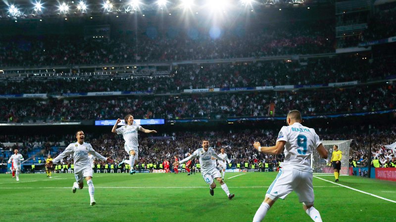 Fotografija: Karim Benzema je tokrat zabil dva gola. FOTO: AFP
