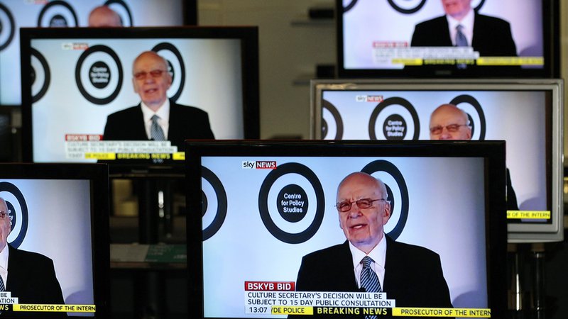 Fotografija: Za Ruperta Murdocha je to že drugi poskus prevzema največjega evropskega medijskega in telekomunikacijskega podjetja. FOTO: Reuters