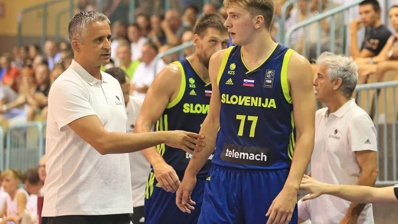 Fotografija: Igor Kokoškov in Luka Dončić sta imenitno sodelovala na poti do zlate kolajne na EP.