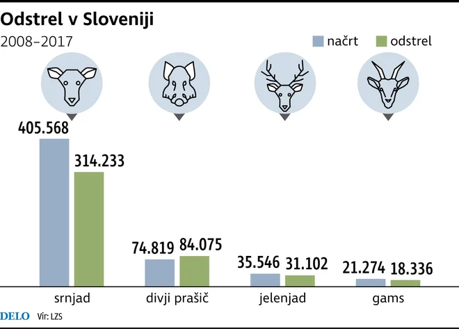 Odstrel v Sloveniji.