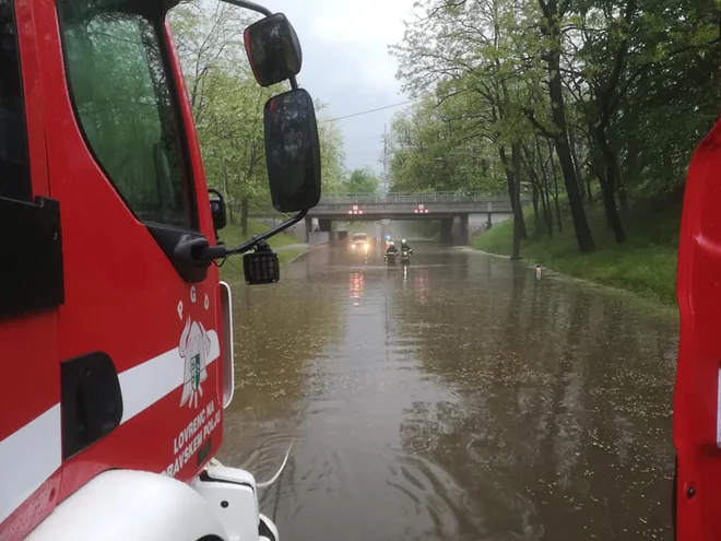 Gasilci so imeli spet ogromno dela. FOTO: Pgd Lovrenc Na Dravskem Polju