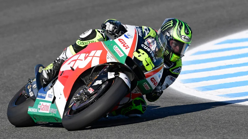 Fotografija: Cal Crutchlow je v kvalifikacijah dirke razreda moto gp zmagal šele četrtič v karieri. Foto Javier Soriano/AFP