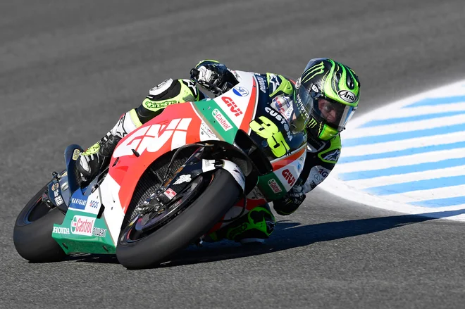 Cal Crutchlow je v kvalifikacijah dirke razreda moto gp zmagal šele četrtič v karieri. Foto&nbsp;Javier Soriano/AFP