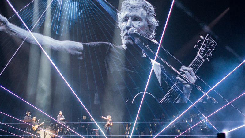 Fotografija: Roger Waters je navdušil 15 tisočglavo občinstvo. FOTO: Boris Podobnik