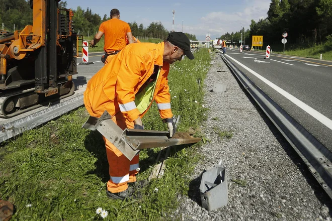 Na gorenjski avtocesti so stekla prva dela za ruitev cestninske postaje Torovo, 8. maj 2018