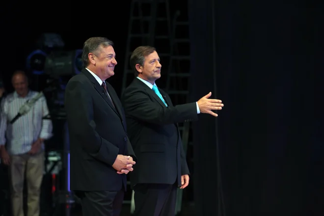 Zoran Janković in Karel Erjavec sta bila nekoč tekmeca, zdaj bosta sodelovala. FOTO: Uroš Hočevar/Delo