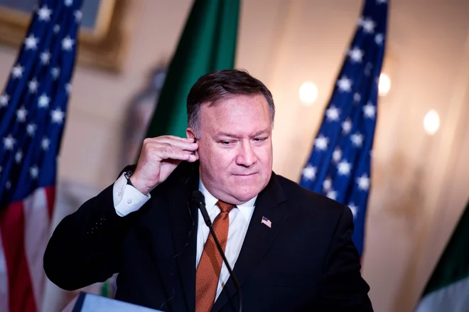 Pompeo je pred obiskom nakazal, da ZDA glede spora severnokorejskega jedrskega programa ne želijo ponoviti napak iz preteklosti.FOTO: Brendan Smialowski/AFP