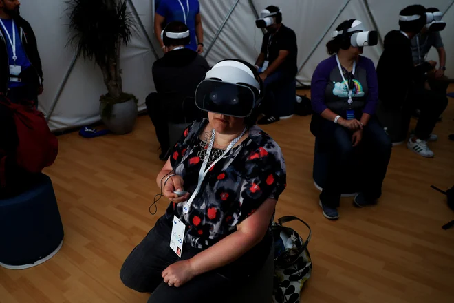 Virtualna resničnost FOTO: Stephen Lam/Reuters