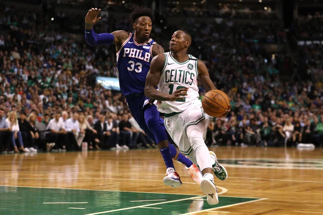 Terry Rozier je po poškodbi Kyrieja Irvinga dočakal priložnost in jo odlično izkoristil. &nbsp;FOTO: Maddie Meyer/Afp