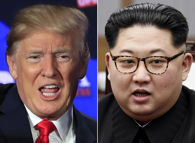Donald Trump, Kim Džong Un. FOTO: AP