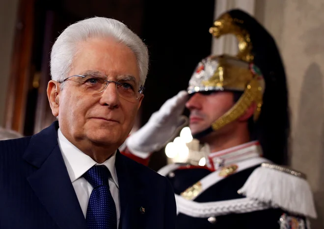 Intelektualen, zadržan Mattarella je živo nasprotje trojice Salvini-Di Maio-Renzi.FOTO: Alessandro Bianchi/Reuters