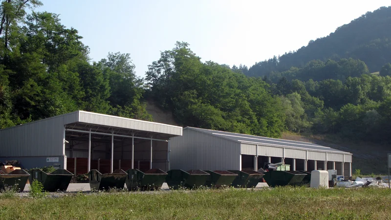 Fotografija: Zbirni center trboveljske komunale. FOTO: Komunala Trbovlje