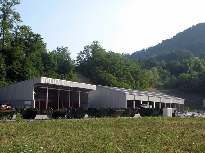 Zbirni center trboveljske komunale. FOTO: Komunala Trbovlje