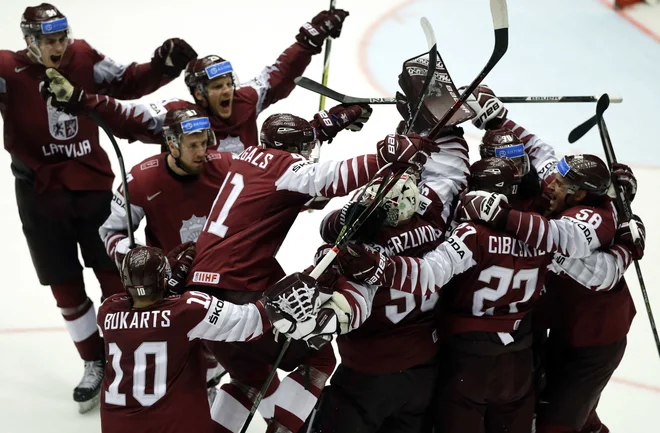 Veselje Latvijcev je bilo nepopisno. Foto David W. Černy/Reuters
