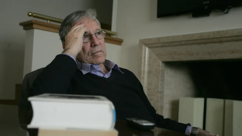 Fotografija: Amos Oz je leta 2012 obiskal Slovenijo. FOTO: Mavric Pivk/Delo