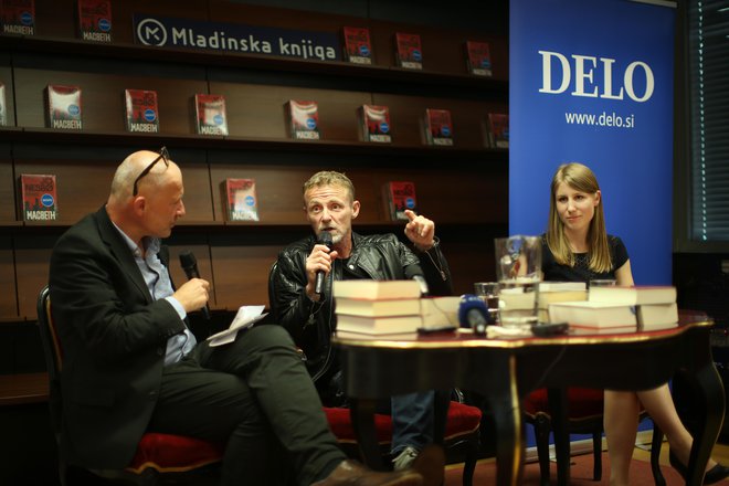 Jo Nesbø med pogovorom z Alijem Žerdinom, urednikom Delove Sobotne priloge