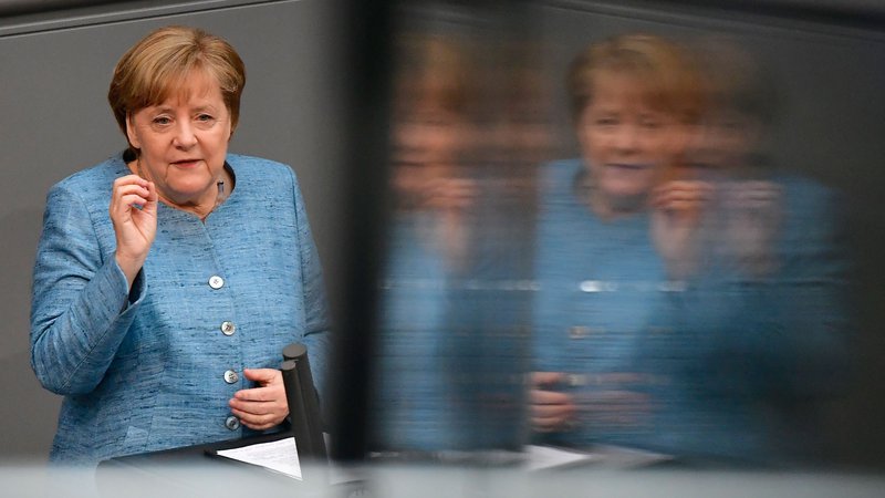 Fotografija: Nemčija se mora zavedati nujnosti svoje »dobrohotne« vloge, saj prazne prostore lahko zapolnijo nevarne sile. FOTO: AFP/Tobias Schwarz