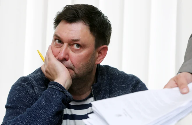 Kirila Višinskega so obtožili, da je sodeloval pri &raquo;pripravi ruske aneksije ukrajinskega polotoka&laquo;. FOTO: Stringer/Reuters