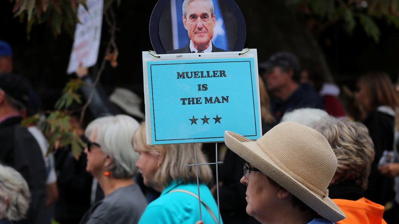Fotografija: Namesto posebnega preiskovalca Roberta Muellerja govorijo njegova dejanja. FOTO: Reuters