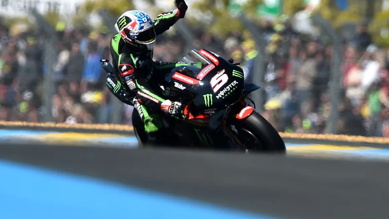 Fotografija: Johann Zarco je bil drugič letos zmagovalec kvalifikacij. Foto Jean-Francois Monier/AFP