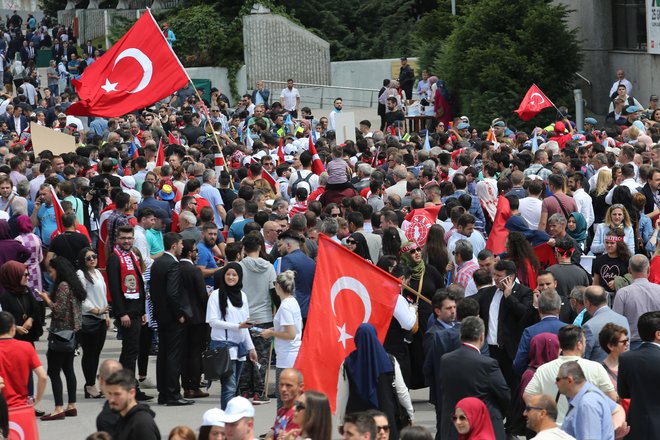 V Sarajevo so prišli Turki iz cele Evrope, večina iz Nemčije.