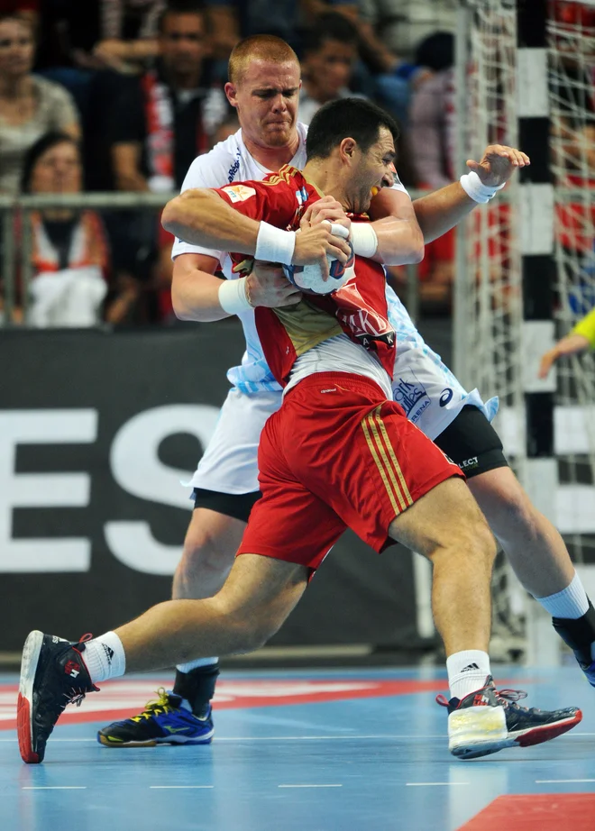 Matej Gaber ni bil prizanesljiv do igralcev Veszprema. Foto: AFP