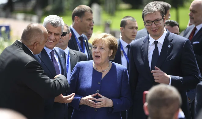 EU je obudila idejo o vključitvi zahodnobalkanskih držav v polnopravno članstvo. FOTO: Vassil Donev/Reuters