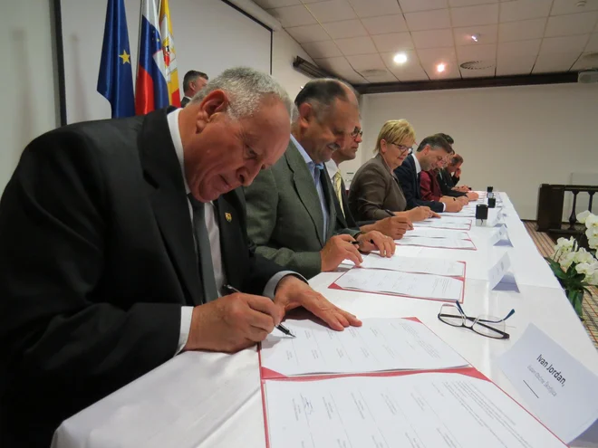 Župani jugovzhodne regije in karlovške županije bi radi pospešili projekt posodobitve proge od Ljubljane do Novega mesta in naprej do Karlovca in Zagreba. FOTO: Bojan Rajšek/Delo