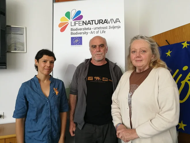 Dr. Anamarija Žagar, dr. Davorin Tome in Marjana Hoenigsfeld Adamič. FOTO: Simona Fajfar/