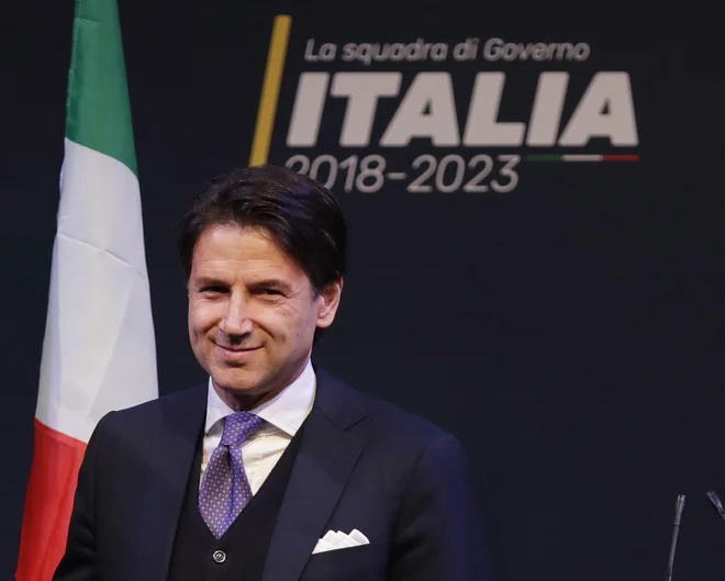 Giuseppe Conte je mandatar. FOTO: Alessandra Tarantino/AP