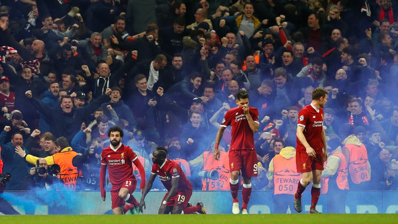 Fotografija: Liverpoolovo moštvo se nikdar ne vda. Foto: Reuters