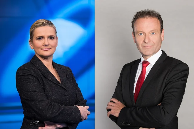 Tanja Gobec in Uroš Slak FOTO: Tvs In Pro Plus/
