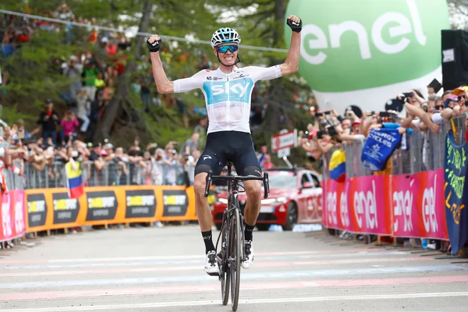 Chris Froome je še enkrat več pokazal, da ga nikoli ne gre predčasno odpisati. Foto Luk Benies/AFP