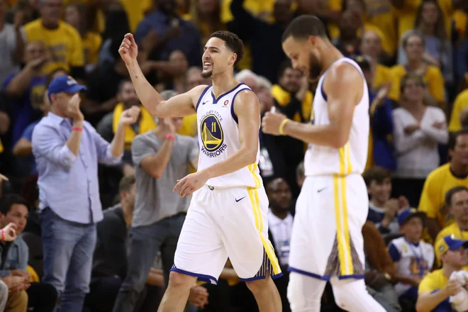 Klay Thompson je &quot;zagorel&quot; na šesti tekmi. FOTO: Ezra Shaw/Afp