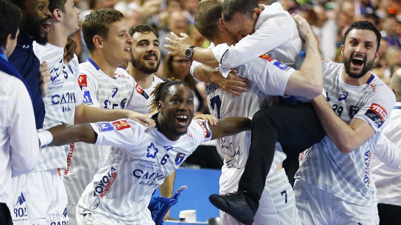 Fotografija: Rokometaši Montpellierja so presenetljivi zmagovalci lige prvakov. FOTO: Thilo Schmuelgen/Reuters