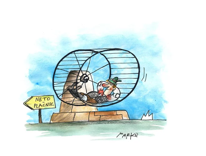Že danes bi se morali bolj osredotočiti na evropsko sofinanciranje projektov KARIKATURA: Marko Kočevar
