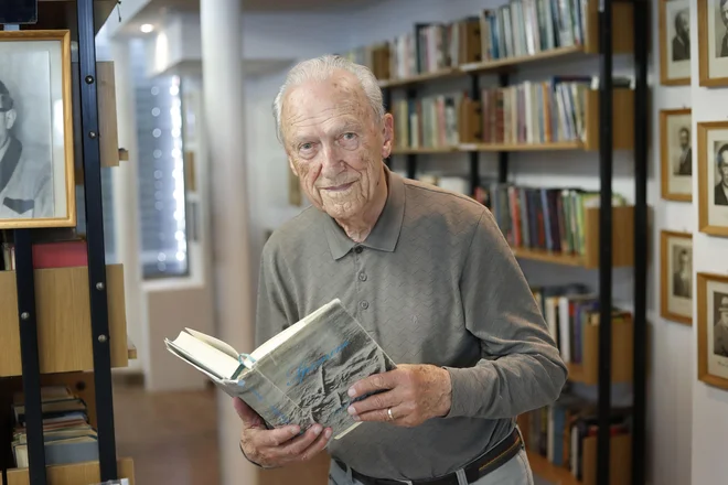 Ignacij Voje, slovenski zgodovinar. Foto: Leon Vidic/Delo