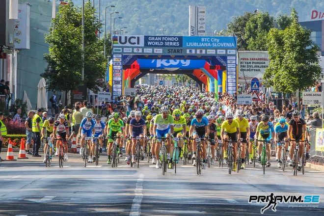 Start Maratona Franja BTC City 2017 FOTO: Prijavim.se