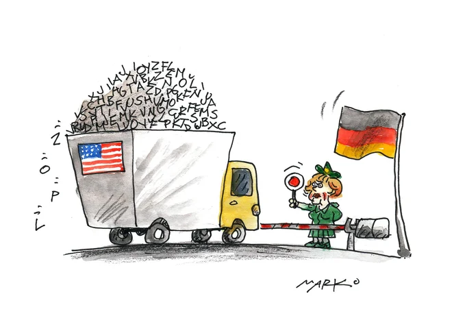 Carina. Karikatura: Marko Kočevar