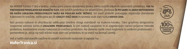 HOFER/HOFER Tržnica