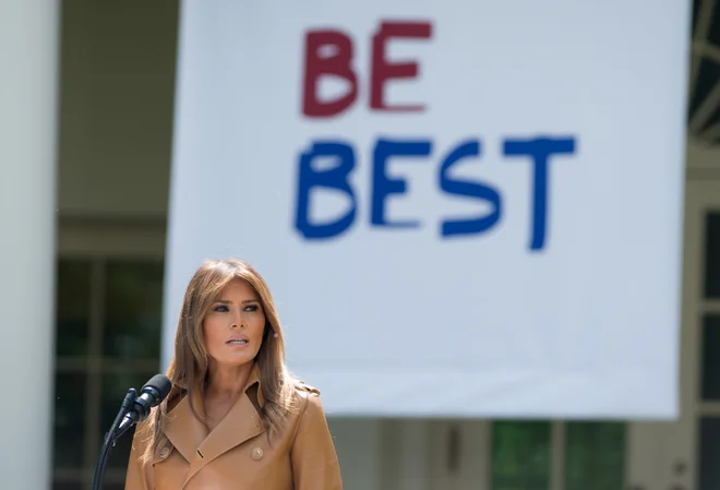 Melania Trump verjame, da so ZDA država, ki mora spoštovati vse zakone, a tudi država, ki vlada s srcem. FOTO: AFP